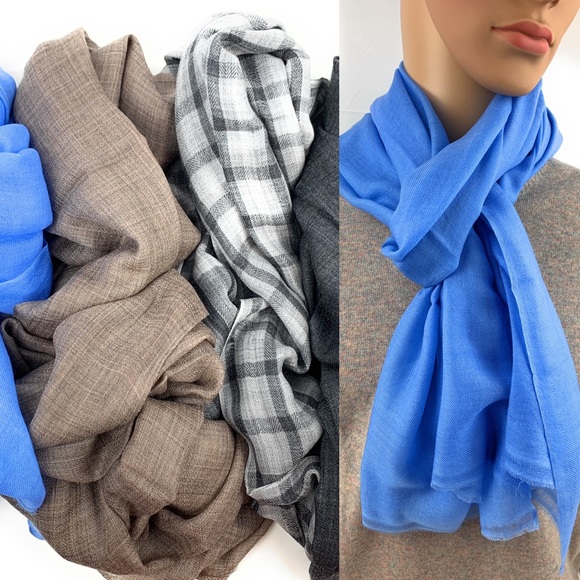 Exclusive cashmere scarves for men - Picture 1 of 8